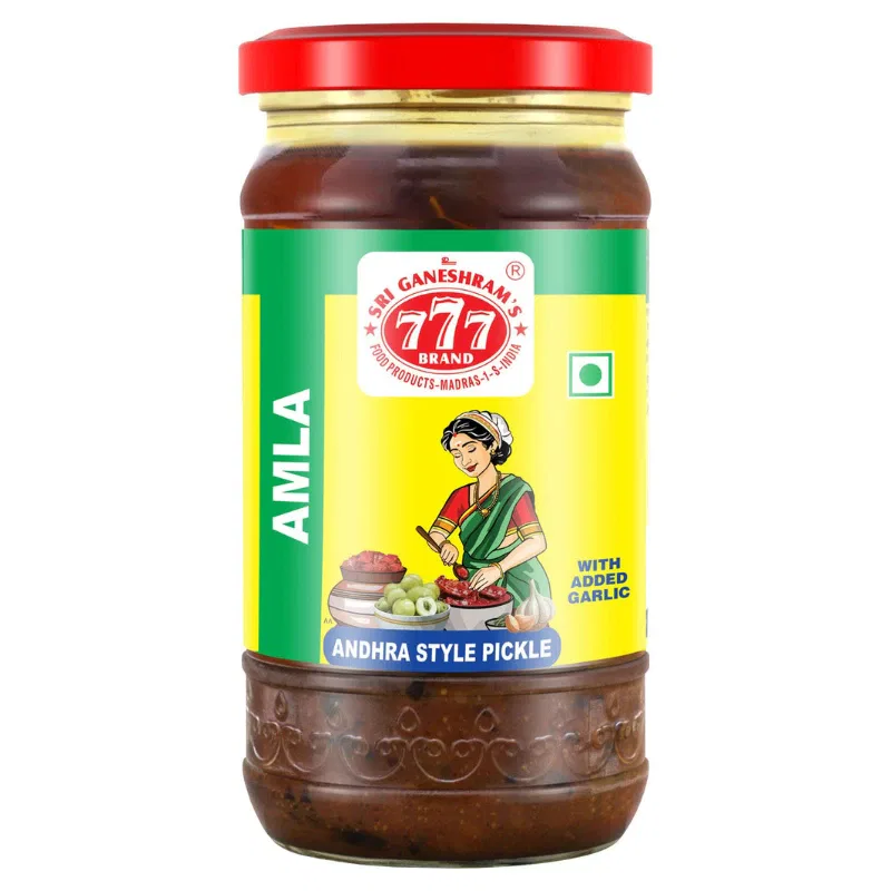 777 Andhra Style Amla Pickle 300g