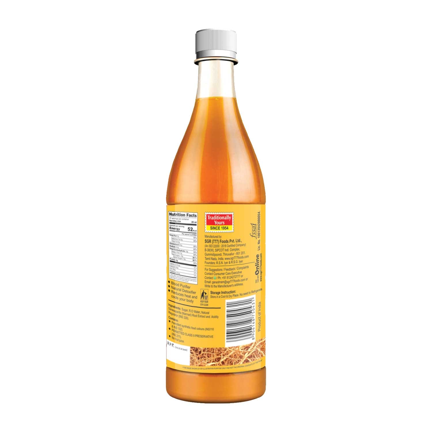 777 Nannari Sharbat 700ml - Image 6