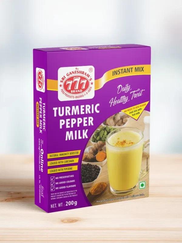 777 TURMERIC PEPPER MILK MIX 200G