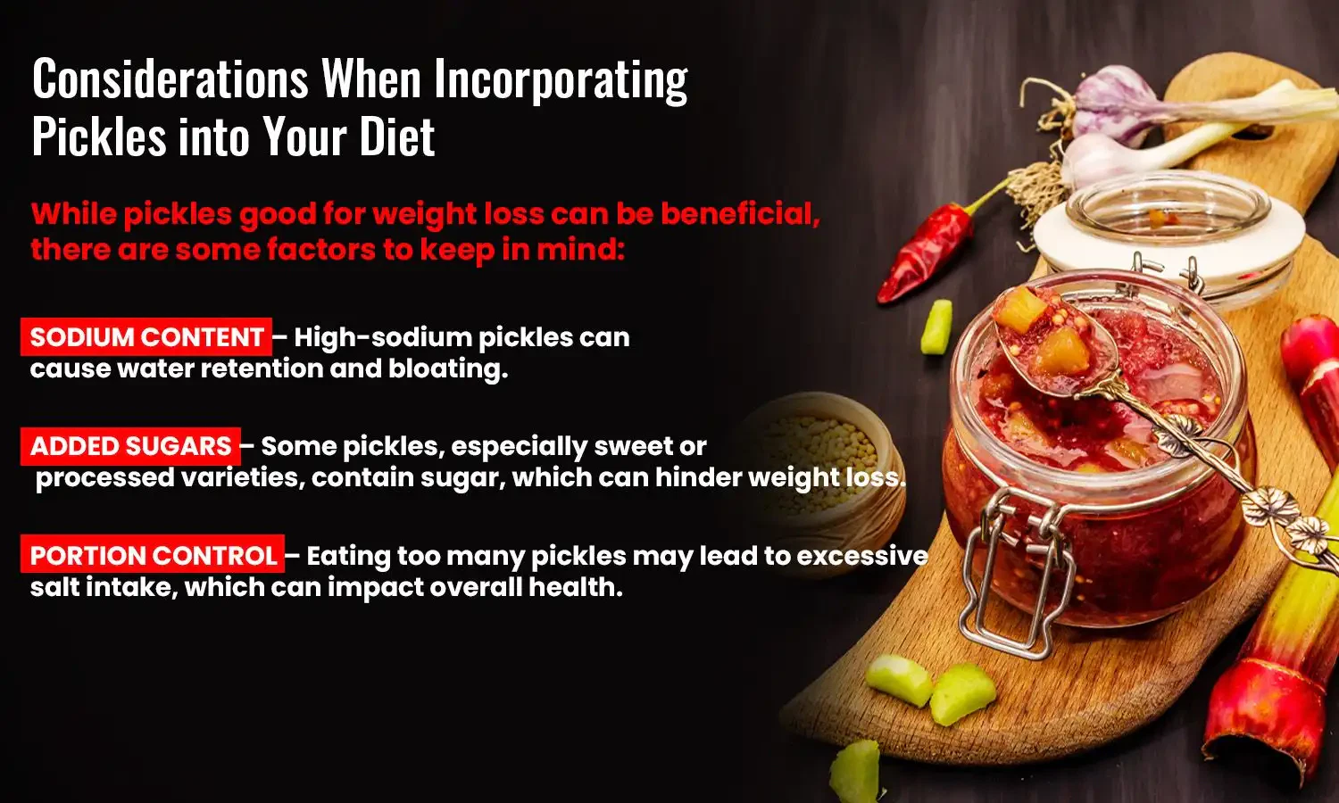 pickles good for weight loss