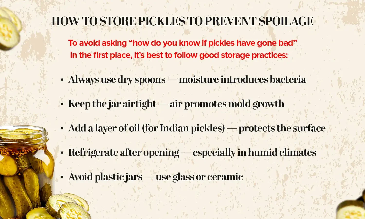 How Do You Know if Pickles Have Gone Bad