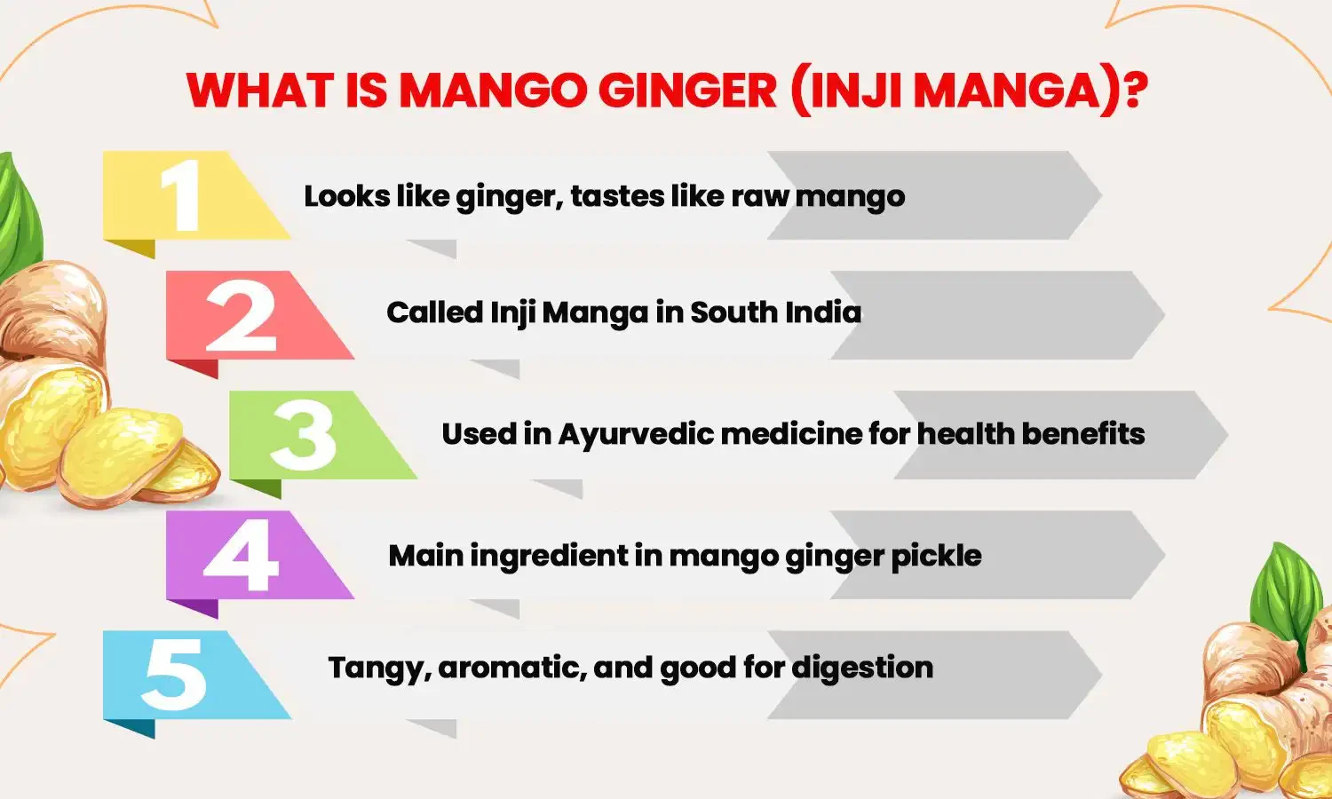benefits of mango ginger Pickles