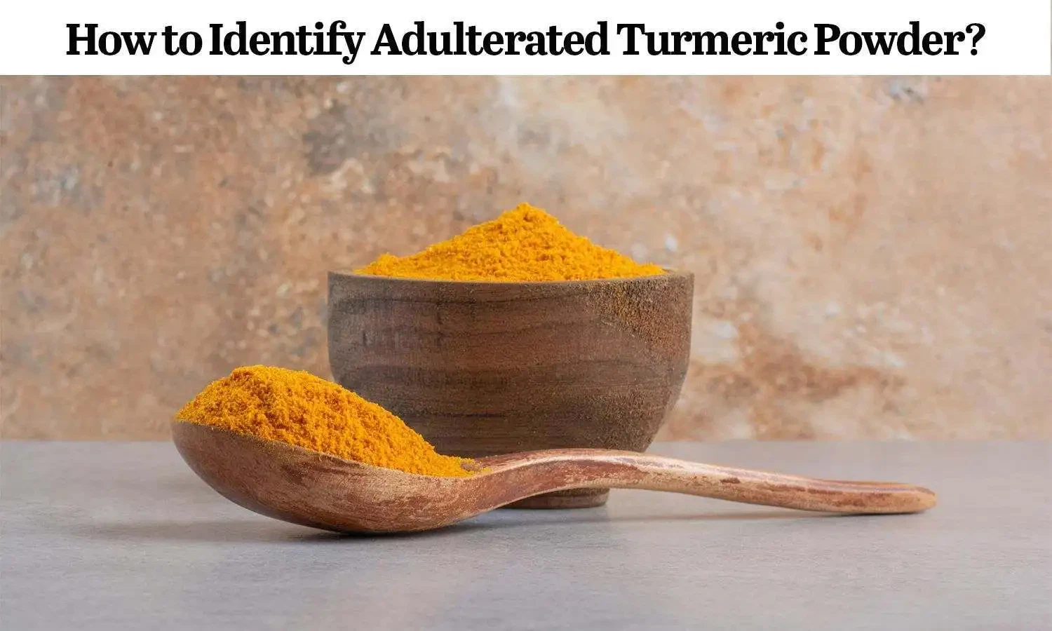 Adulterated Turmeric Powder