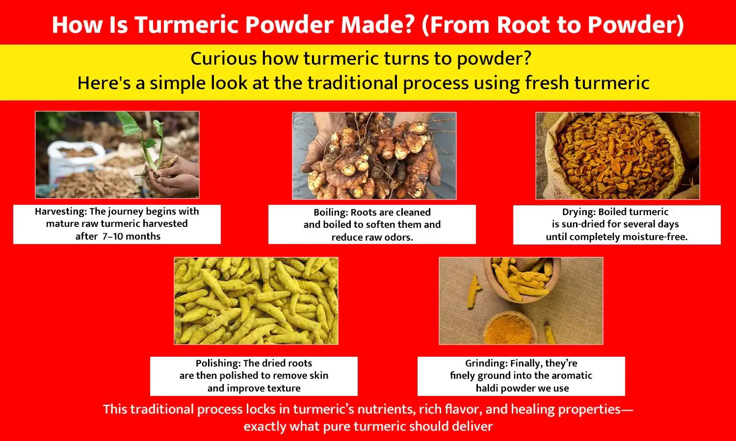 Turmeric Powder Made Of