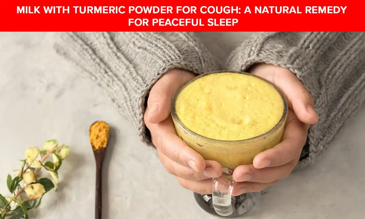 milk with turmeric powder for cough