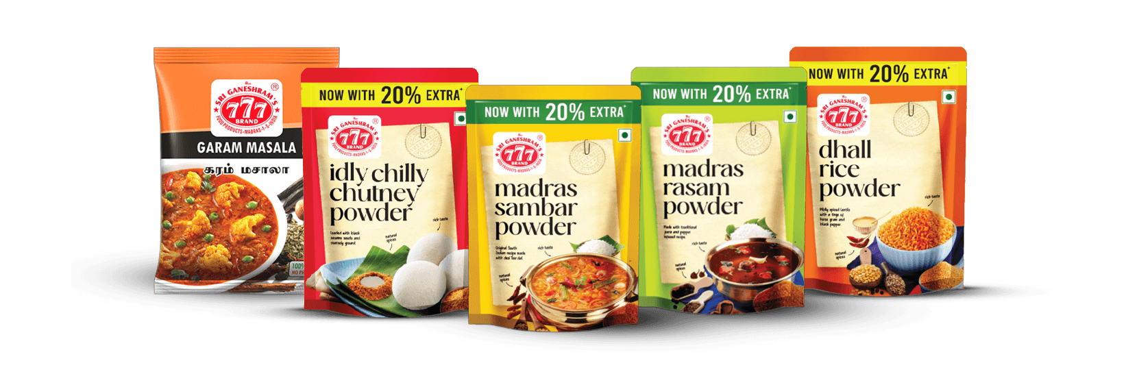 Aromatic Masala Powder with a blend of rich spices, enhancing the flavor of curries, gravies, and traditional dishes.