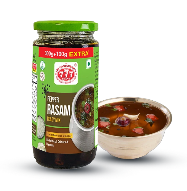 Tangy Pepper Rasam Paste, made with freshly ground pepper and spices, perfect for a flavorful, spicy South Indian rasam in minutes.