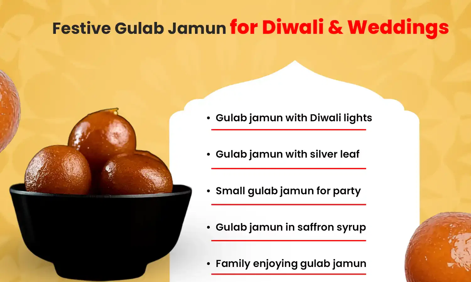 red gulab jamun