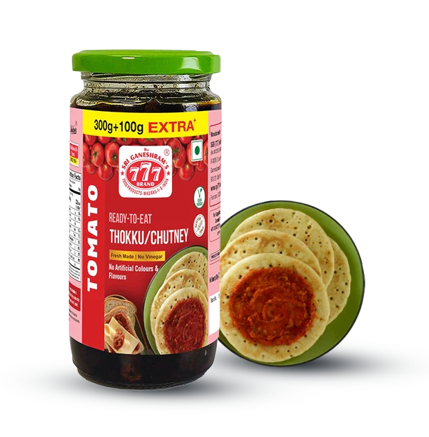 Rich and Tangy Tomato Chutney / Thokku, made with ripe tomatoes and spices, perfect for dosa, idli, rice, and chapati.