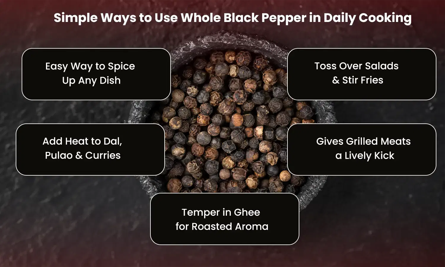 Whole Black Pepper