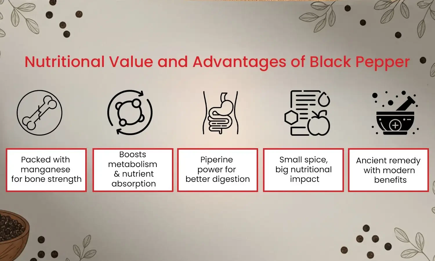 black pepper benefits