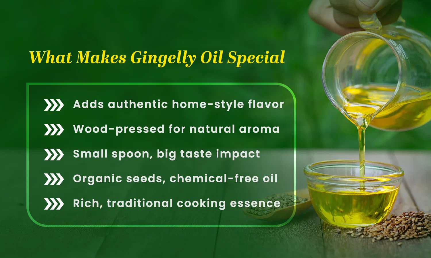 Indian Recipes That Use Gingelly Oil for cooking