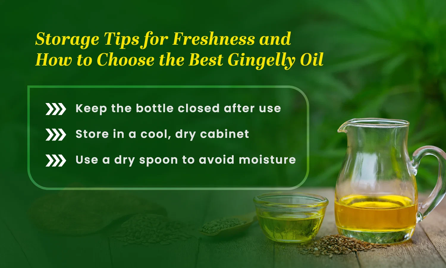 What is Gingelly Oil