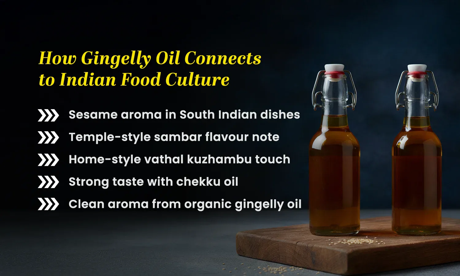 Gingelly Oil for Cooking