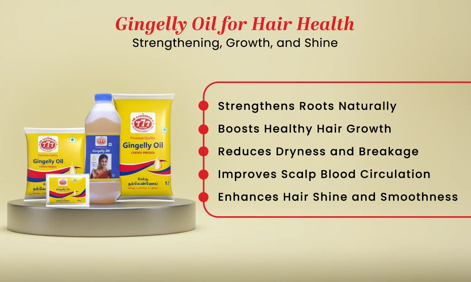 Gingelly Oil Benefits