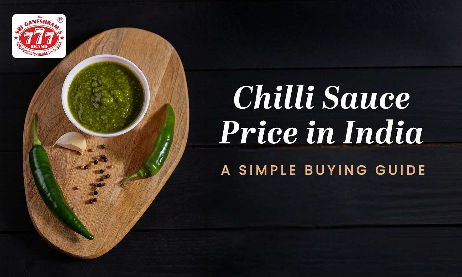 chilli sauce price