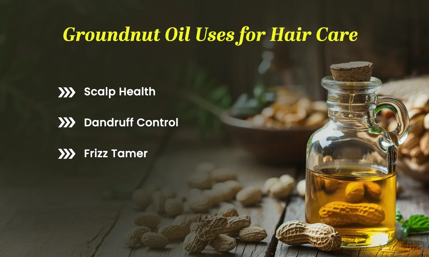 groundnut oil uses