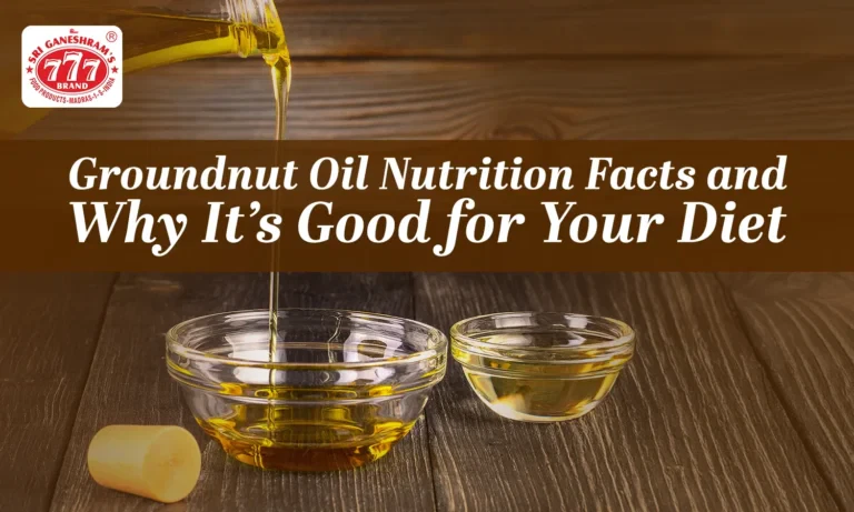 Groundnut Oil Nutrition