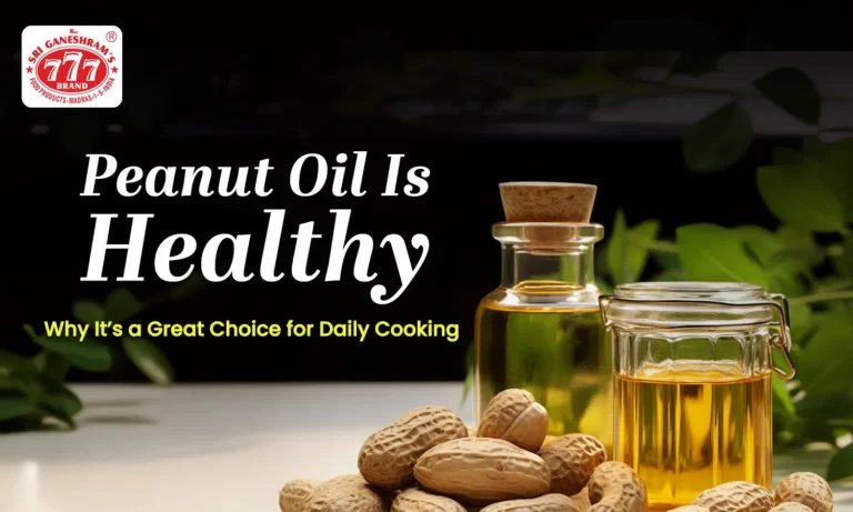 peanut oil is healthy