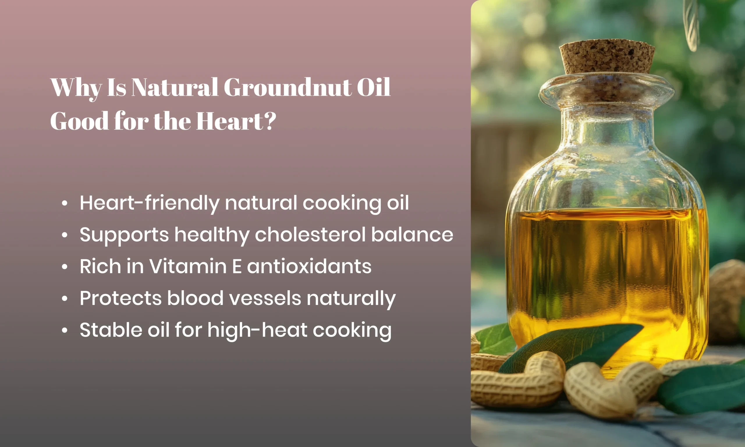 natural groundnut oil