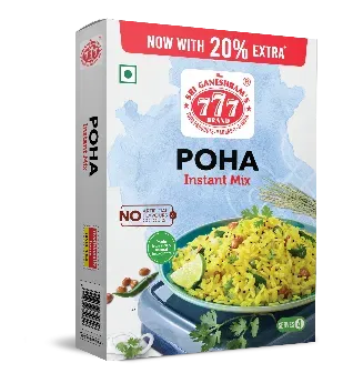 Quick and easy Instant Poha Mix, perfect for making a flavorful, light poha breakfast in minutes with a blend of spices and vegetables.