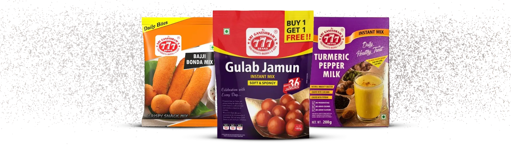 Convenient Instant Mix, a ready-to-cook blend of spices and ingredients for quick preparation of flavorful South Indian dishes.