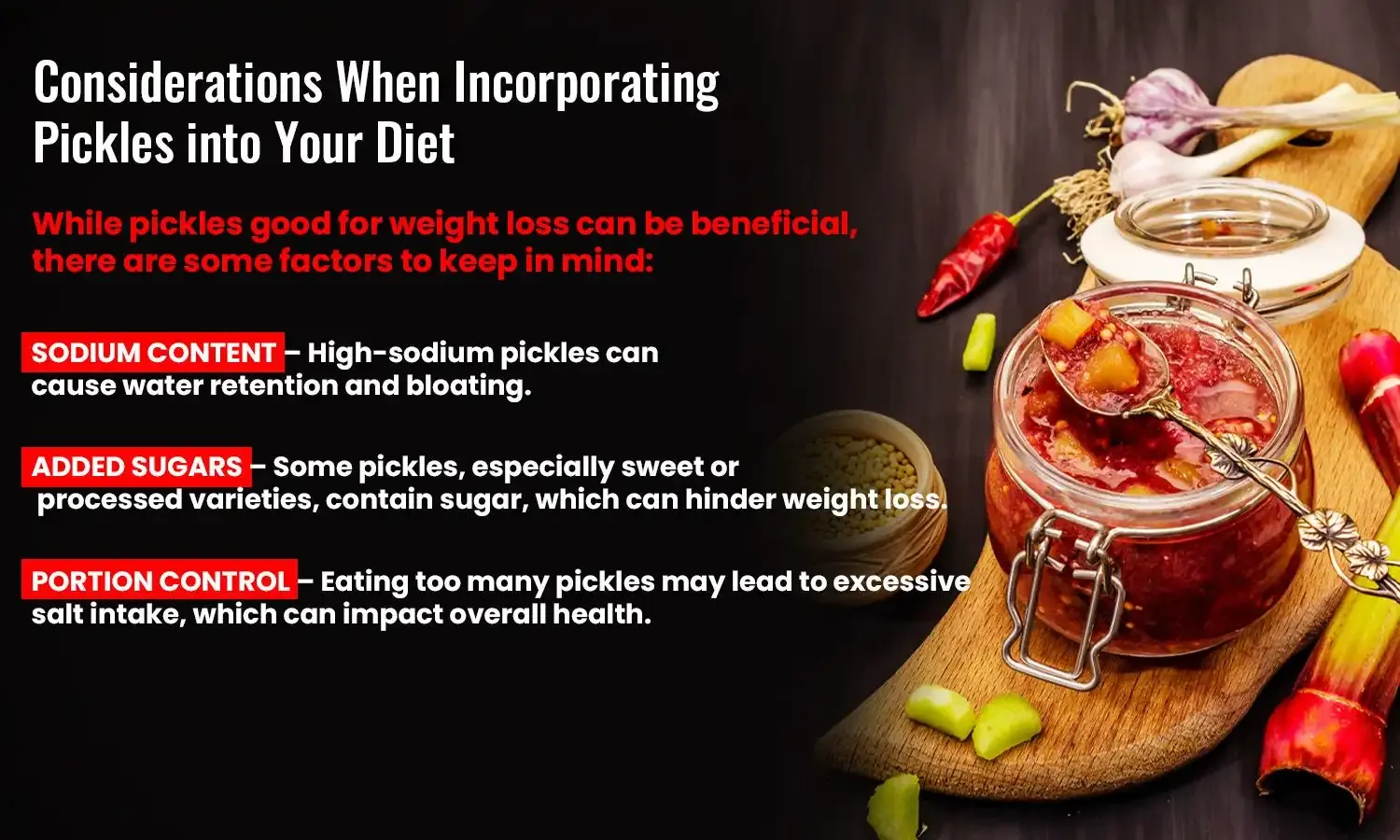 pickles good for weight loss