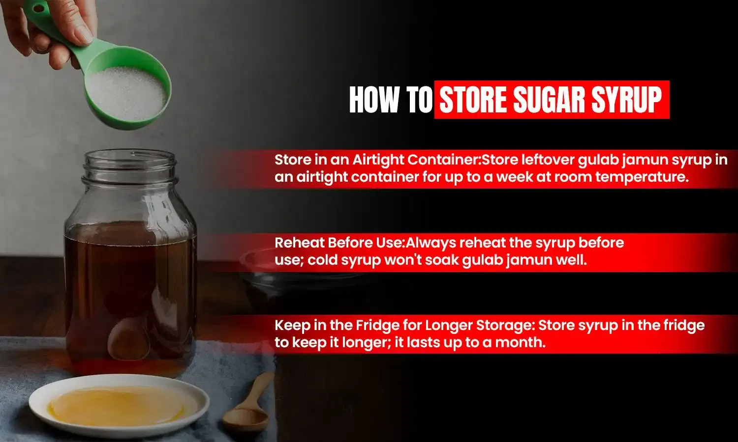 sugar syrup for gulab jamun