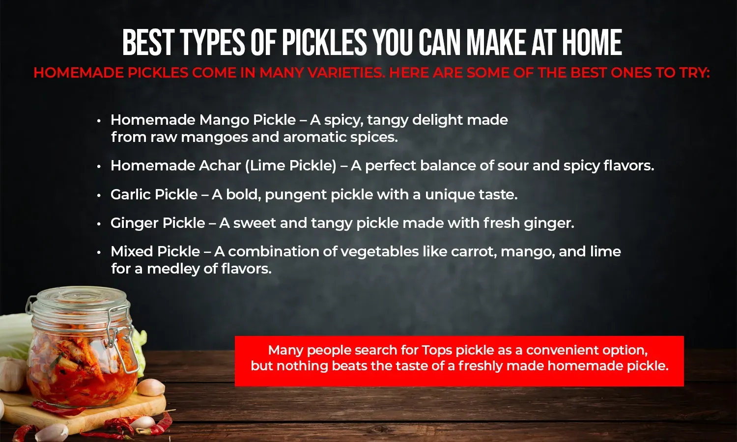 How to make pickles at home
