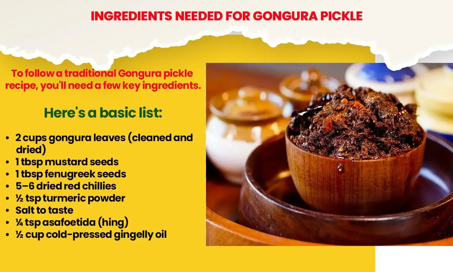 Gongura Pickle Recipe