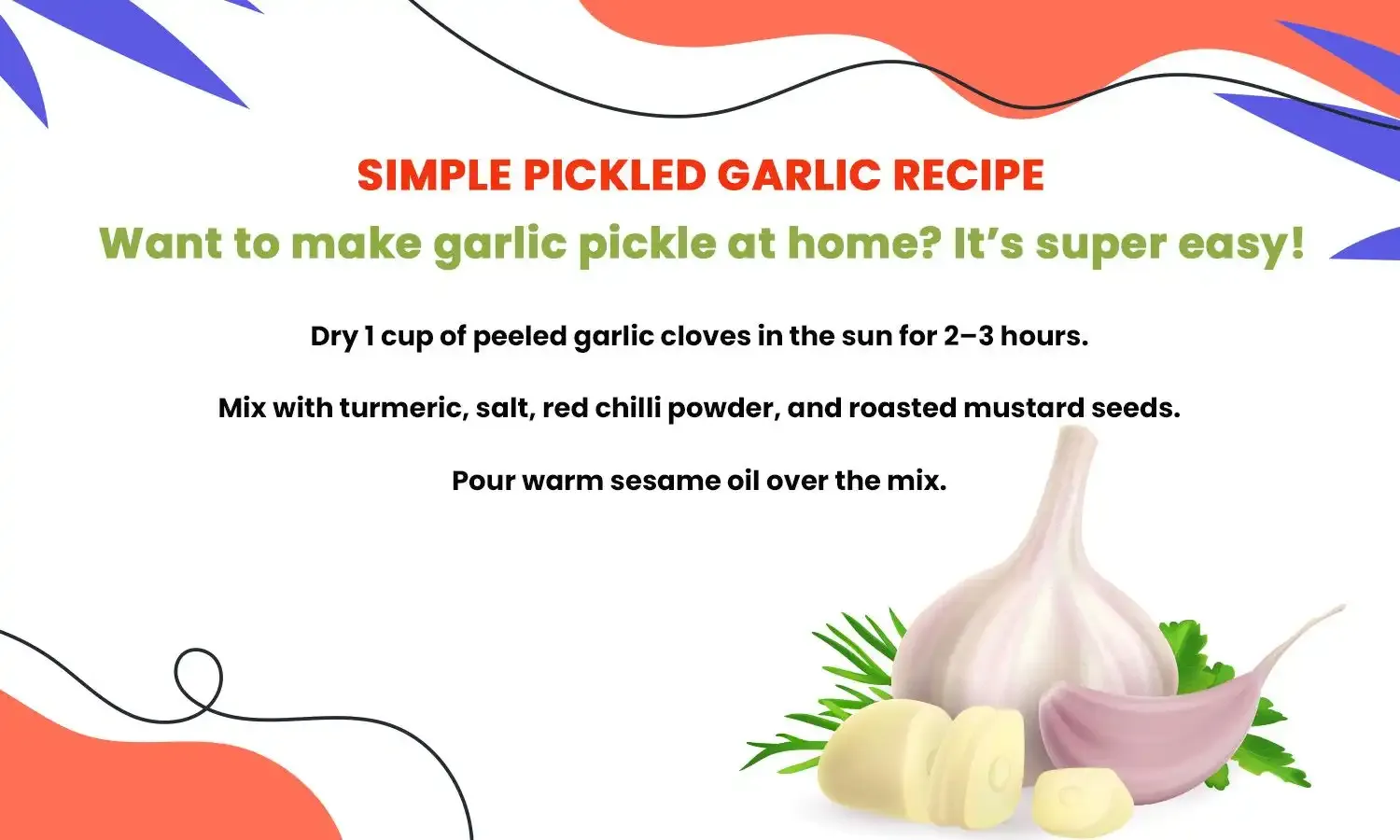 benefits of Garlic Pickle