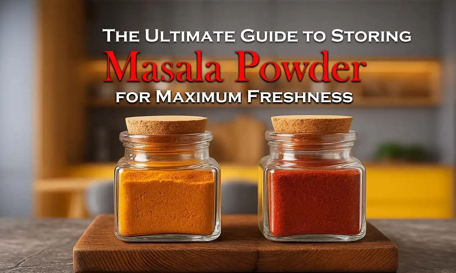 Storing Masala Powder