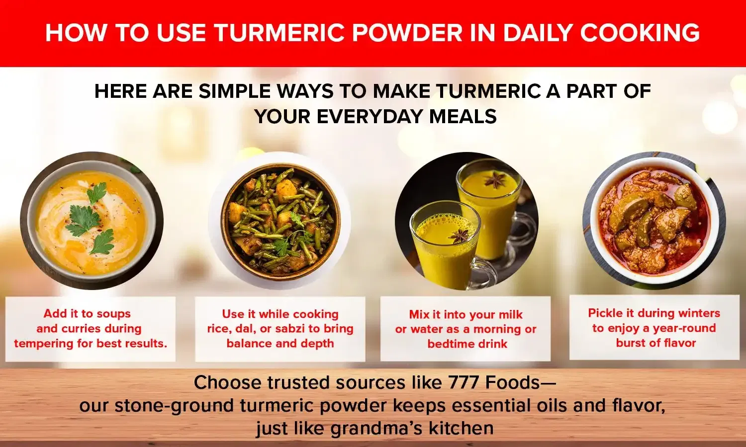 Turmeric Powder in Indian Cooking