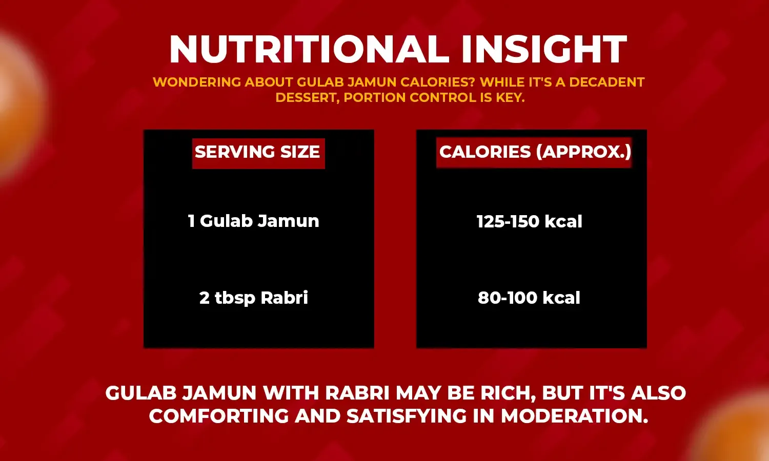 gulab jamun with rabri