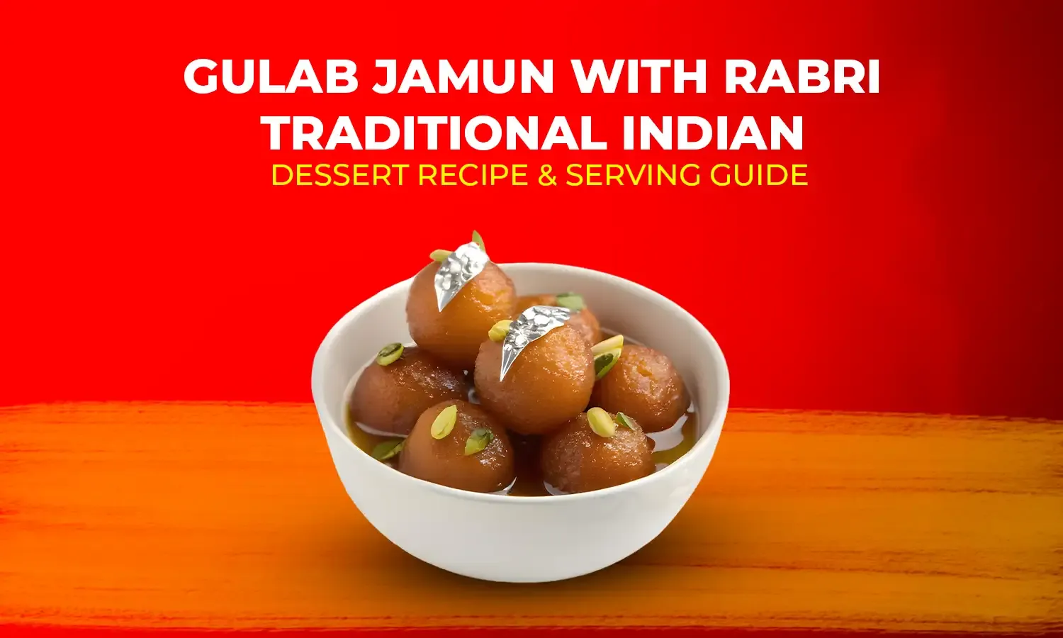 gulab jamun with rabri