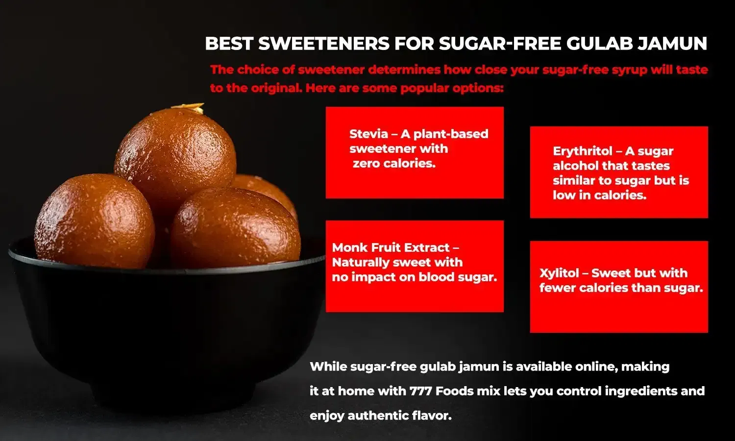 sugar free gulab jamun