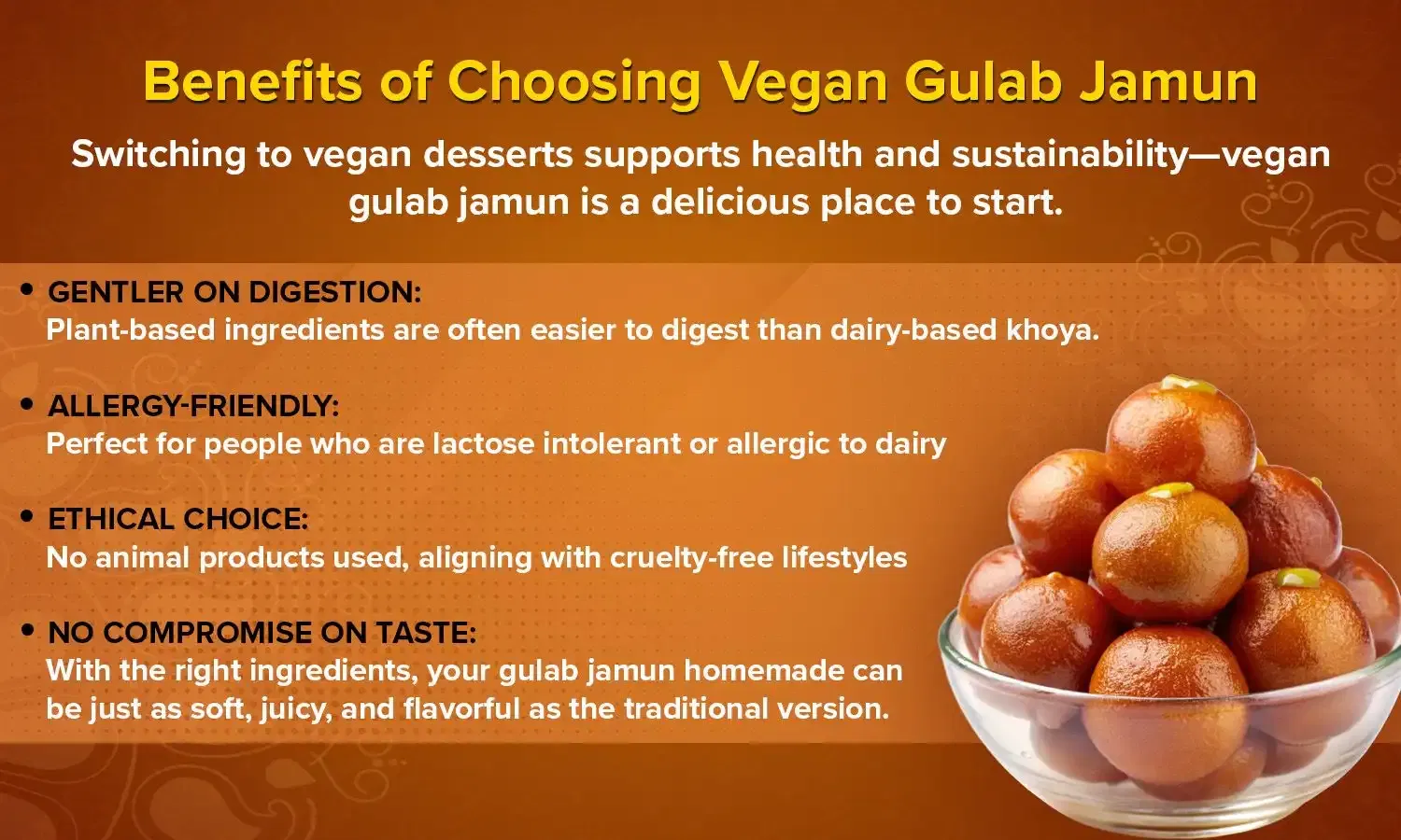 vegan gulab jamun