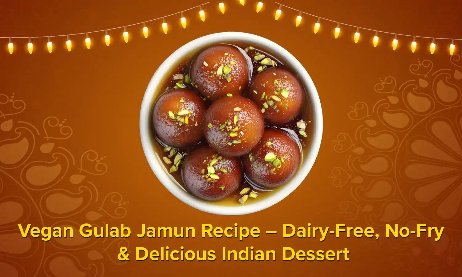 vegan gulab jamun