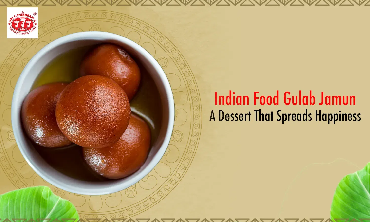 Indian food gulab jamun