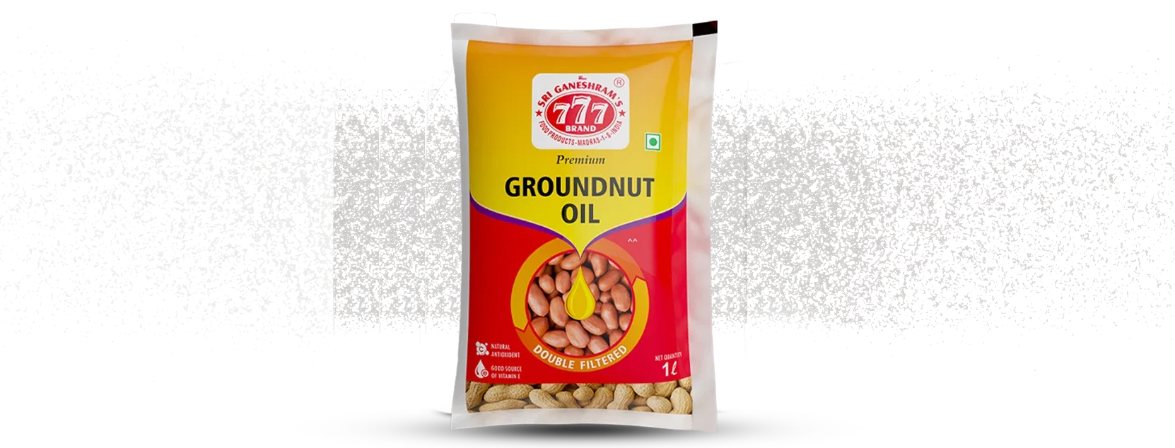 Pure Groundnut Oil, extracted from high-quality peanuts, perfect for deep frying, cooking, and enhancing traditional flavors.