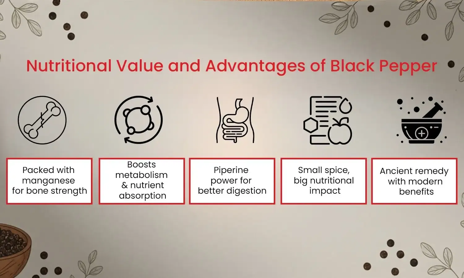 black pepper benefits