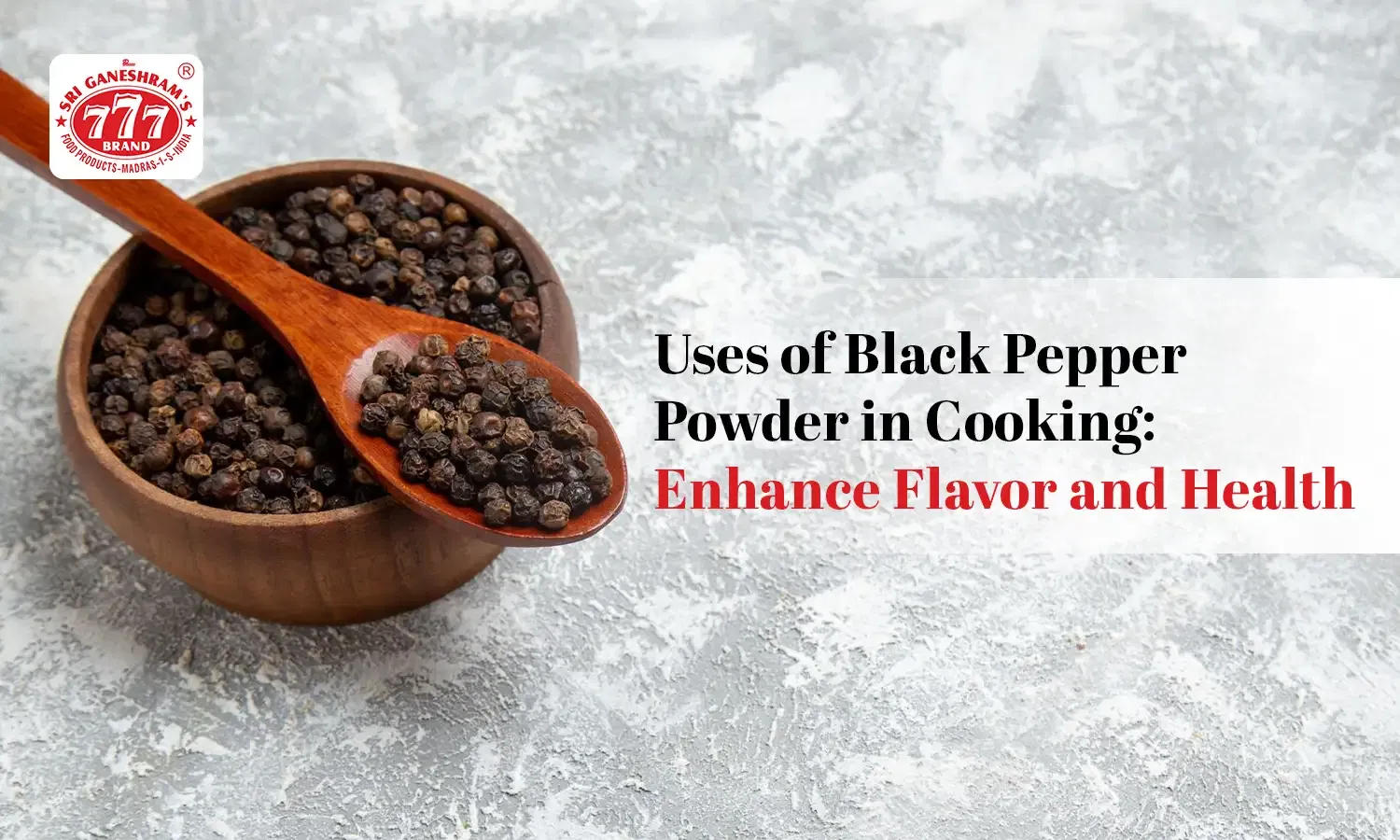 uses of black pepper