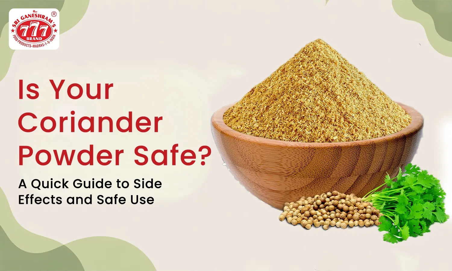 coriander powder side effects