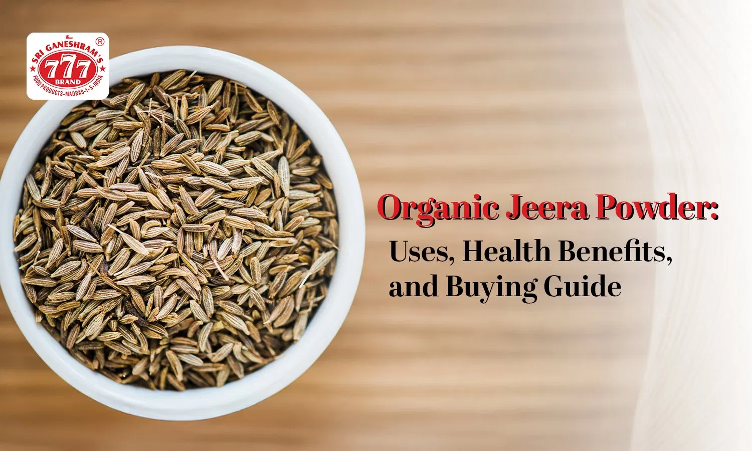 organic jeera powder