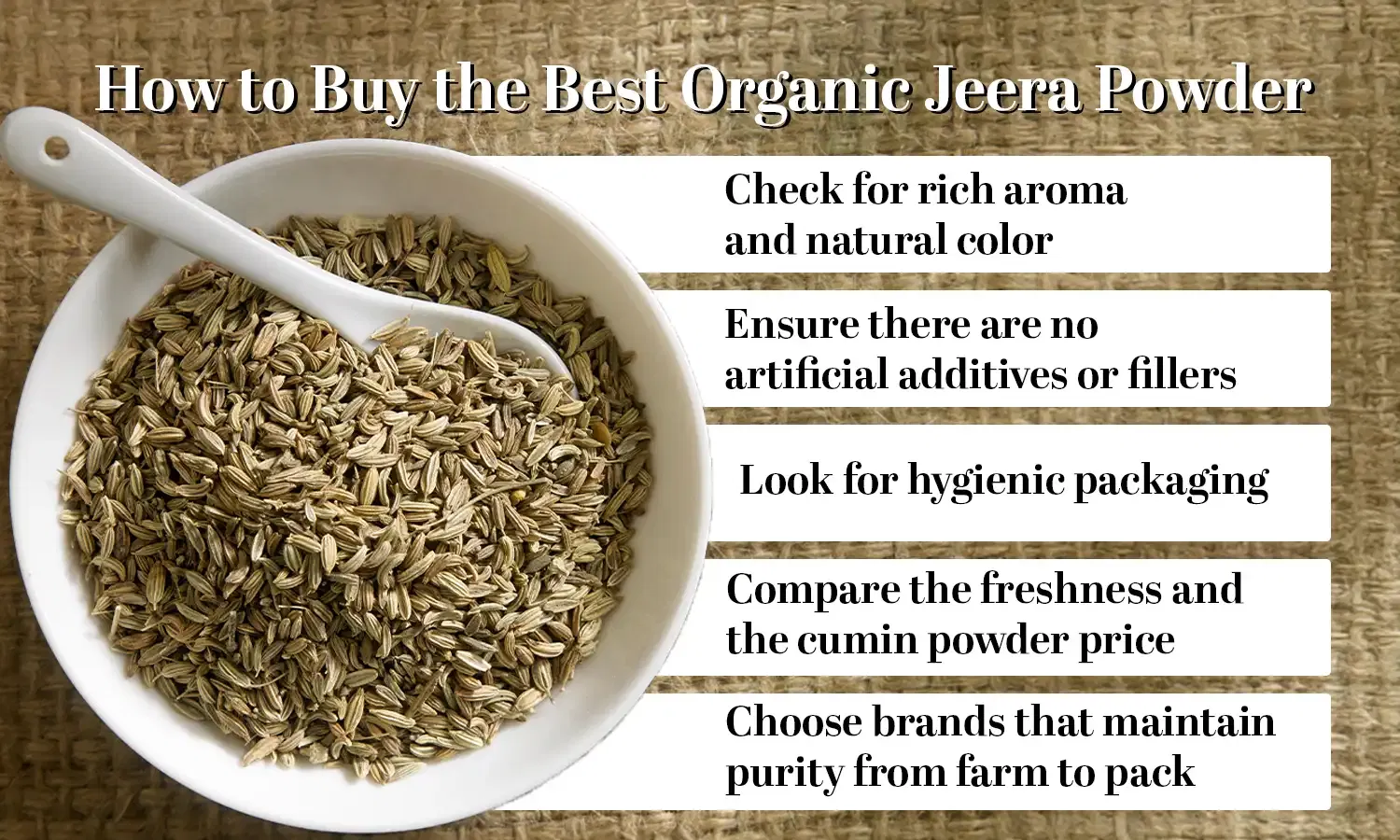organic jeera powder