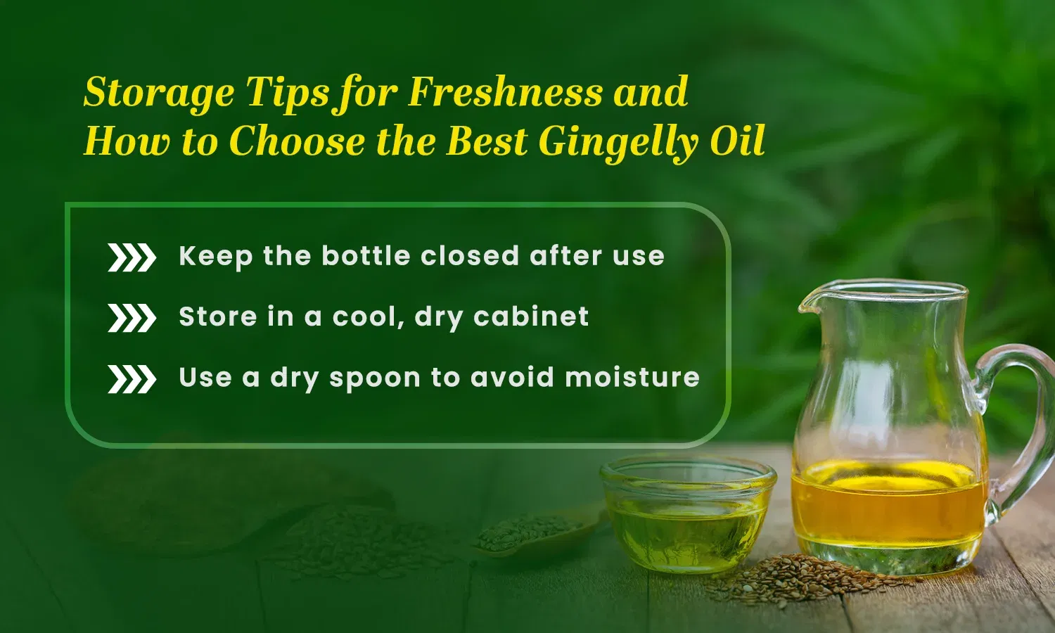 What is Gingelly Oil