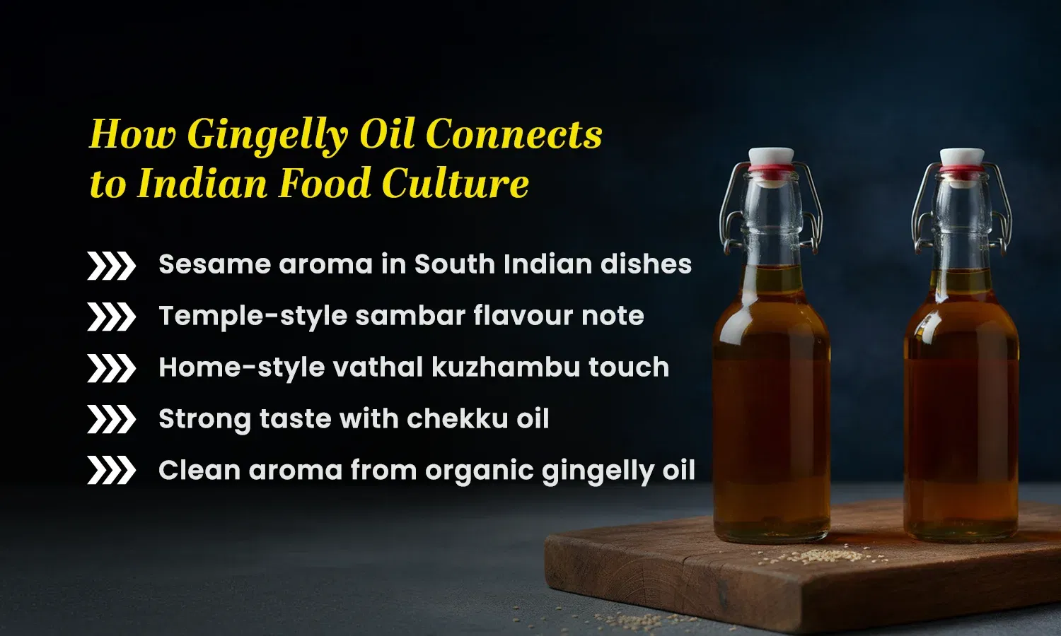 Gingelly Oil for Cooking
