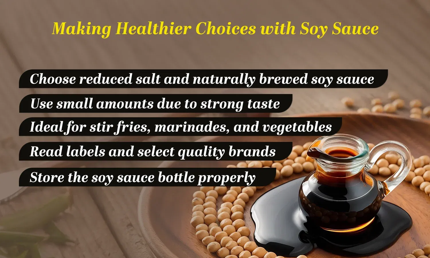 Healthier Choices with Soy Sauce