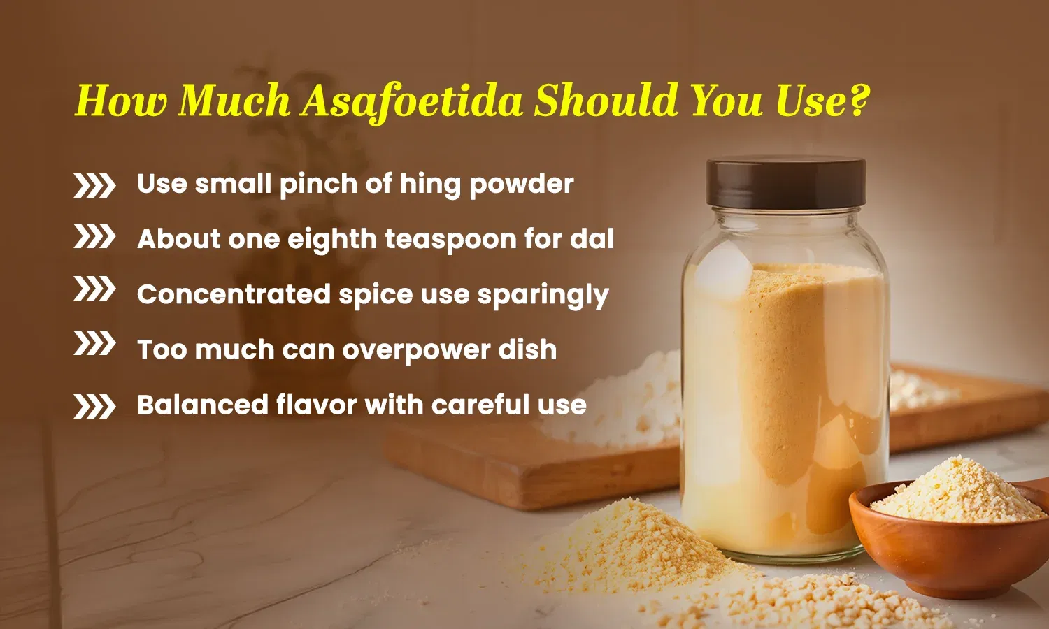 How Much Asafoetida Should You Use?