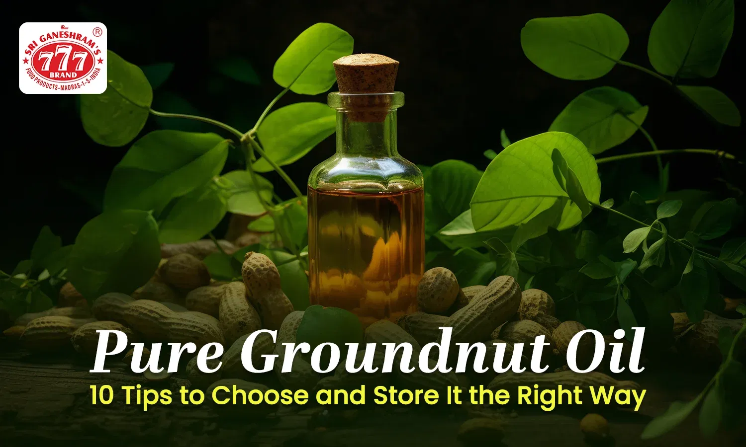 pure groundnut oil